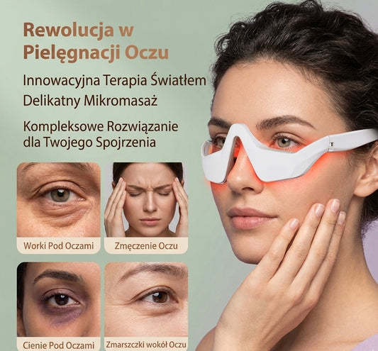 LumiEye™ Pro – Świetlny Masażer do Oczu z EMS
